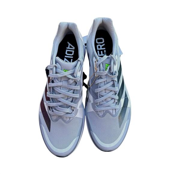 adidas Adizero RC 4 Halo Silver Black Gray Running Lightweight GX6667 Men 12 NEW main image 9
